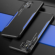 Huawei Nova 8 SE 5G用ケース 高級感 手触り良い アルミメタル 製の金属製 カバー T01 ファーウェイ ネイビー