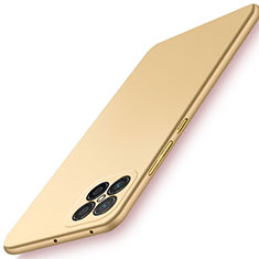 Huawei Nova 8 SE 5G用ハードケース プラスチック 質感もマット カバー P01 ファーウェイ ゴールド