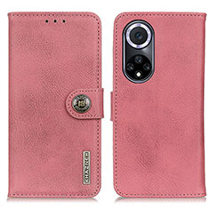 Huawei Nova 9用手帳型 レザーケース スタンド カバー K02Z ファーウェイ ピンク
