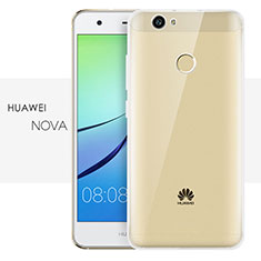 Huawei Nova用極薄ソフトケース シリコンケース 耐衝撃 全面保護 クリア透明 T05 ファーウェイ クリア