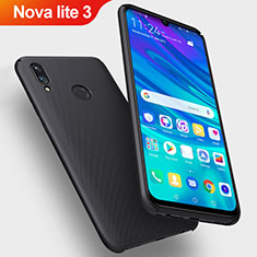 Huawei Nova Lite 3用ハードケース プラスチック 質感もマット ファーウェイ ブラック