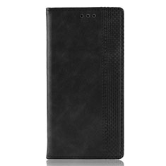 Huawei Nova Lite 3 Plus用手帳型 レザーケース スタンド カバー ファーウェイ ブラック