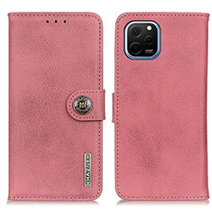 Huawei Nova Y61用手帳型 レザーケース スタンド カバー K02Z ファーウェイ ピンク