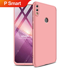 Huawei P Smart (2019)用ハードケース プラスチック 質感もマット 前面と背面 360度 フルカバー Q01 ファーウェイ ローズゴールド