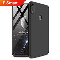 Huawei P Smart (2019)用ハードケース プラスチック 質感もマット 前面と背面 360度 フルカバー Q01 ファーウェイ ブラック
