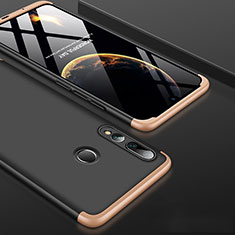 Huawei P Smart+ Plus (2019)用ハードケース プラスチック 質感もマット 前面と背面 360度 フルカバー ファーウェイ ゴールド・ブラック