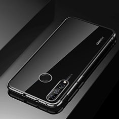 Huawei P Smart+ Plus (2019)用極薄ソフトケース シリコンケース 耐衝撃 全面保護 クリア透明 H03 ファーウェイ ブラック