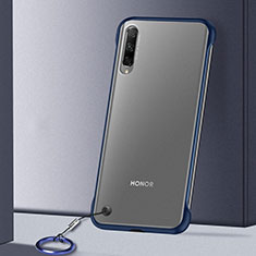 Huawei P Smart Pro (2019)用ハードカバー クリスタル クリア透明 H02 ファーウェイ ネイビー