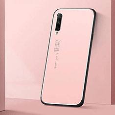 Huawei P Smart Pro (2019)用ケース 高級感 手触り良い アルミメタル 製の金属製 カバー M01 ファーウェイ ピンク