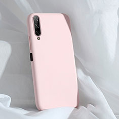 Huawei P Smart Pro (2019)用360度 フルカバー極薄ソフトケース シリコンケース 耐衝撃 全面保護 バンパー S04 ファーウェイ ピンク