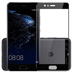 Huawei P10用強化ガラス フル液晶保護フィルム ファーウェイ ブラック