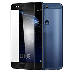 Huawei P10用強化ガラス フル液晶保護フィルム F03 ファーウェイ ブラック