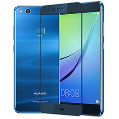 Huawei P10 Lite用強化ガラス フル液晶保護フィルム F03 ファーウェイ ネイビー