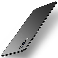 Huawei P20用ハードケース プラスチック 質感もマット M01 ファーウェイ ブラック