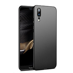 Huawei P20用ハードケース プラスチック 質感もマット M02 ファーウェイ ブラック