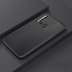 Huawei P20 Lite (2019)用ハイブリットバンパーケース プラスチック 兼シリコーン カバー R03 ファーウェイ ブラック