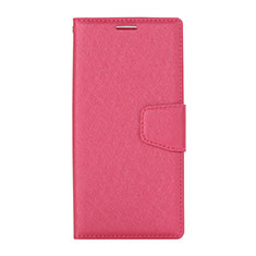 Huawei P20 Lite用手帳型 レザーケース スタンド カバー ファーウェイ ピンク