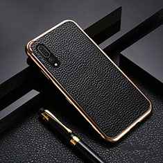 Huawei P20 Pro用ケース 高級感 手触り良い アルミメタル 製の金属製 カバー T04 ファーウェイ ゴールド・ブラック