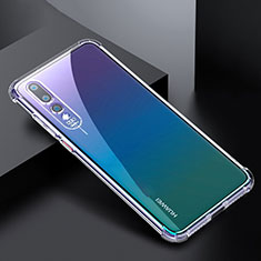 Huawei P20 Pro用極薄ソフトケース シリコンケース 耐衝撃 全面保護 クリア透明 K04 ファーウェイ クリア