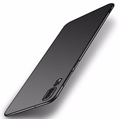 Huawei P20 Pro用ハードケース プラスチック 質感もマット カバー P01 ファーウェイ ブラック