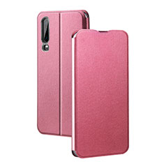 Huawei P30用手帳型 レザーケース スタンド カバー T03 ファーウェイ ピンク