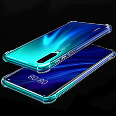 Huawei P30用極薄ソフトケース シリコンケース 耐衝撃 全面保護 クリア透明 S03 ファーウェイ クリア