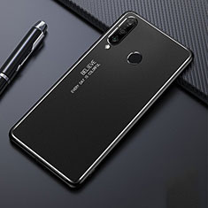 Huawei P30 Lite用ケース 高級感 手触り良い アルミメタル 製の金属製 カバー T01 ファーウェイ ブラック