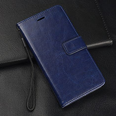 Huawei P30 Lite用手帳型 レザーケース スタンド カバー T04 ファーウェイ ネイビー