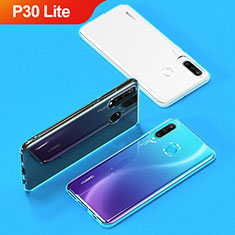 Huawei P30 Lite New Edition用極薄ソフトケース シリコンケース 耐衝撃 全面保護 クリア透明 T05 ファーウェイ クリア