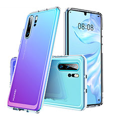 Huawei P30 Pro New Edition用ハイブリットバンパーケース クリア透明 プラスチック 鏡面 カバー M02 ファーウェイ クリア