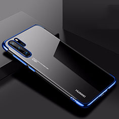 Huawei P30 Pro New Edition用極薄ソフトケース シリコンケース 耐衝撃 全面保護 クリア透明 H03 ファーウェイ ネイビー