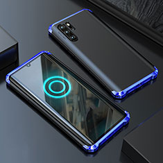 Huawei P30 Pro New Edition用ケース 高級感 手触り良い アルミメタル 製の金属製 カバー ファーウェイ ネイビー