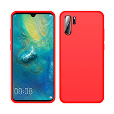 Huawei P30 Pro New Edition用360度 フルカバー極薄ソフトケース シリコンケース 耐衝撃 全面保護 バンパー C04 ファーウェイ レッド