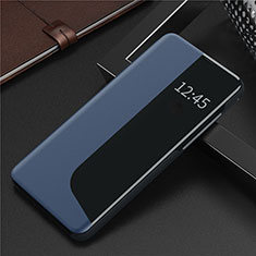 Huawei P40用手帳型 レザーケース スタンド カバー N09 ファーウェイ ネイビー