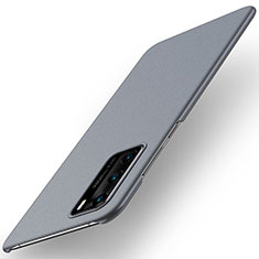 Huawei P40用ハードケース プラスチック 質感もマット カバー M01 ファーウェイ グレー
