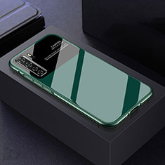 Huawei P40 Lite 5G用ハードケース プラスチック 質感もマット カバー P02 ファーウェイ グリーン