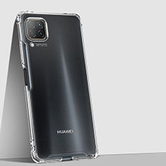 Huawei P40 Lite用極薄ソフトケース シリコンケース 耐衝撃 全面保護 クリア透明 K01 ファーウェイ クリア