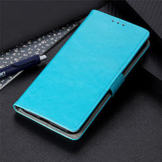 Huawei P40 Pro用手帳型 レザーケース スタンド カバー N07 ファーウェイ ブルー