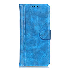 Huawei P40 Pro+ Plus用手帳型 レザーケース スタンド カバー N04 ファーウェイ ブルー