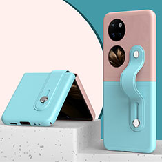 Huawei P50 Pocket用ハードケース プラスチック 質感もマット 前面と背面 360度 フルカバー QH4 ファーウェイ カラフル