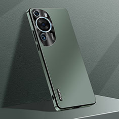 Huawei P60 Art用ハードケース プラスチック 質感もマット カバー AT1 ファーウェイ グリーン