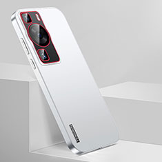 Huawei P60用ハードケース プラスチック 質感もマット カバー JL1 ファーウェイ ホワイト