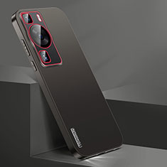 Huawei P60用ハードケース プラスチック 質感もマット カバー JL1 ファーウェイ ブラック