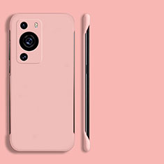 Huawei P60用ハードケース プラスチック 質感もマット フレームレス カバー ファーウェイ ピンク