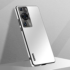 Huawei P60用ハードケース プラスチック 質感もマット カバー AT1 ファーウェイ ホワイト