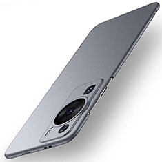 Huawei P60用ハードケース プラスチック 質感もマット カバー ファーウェイ グレー
