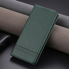 Huawei P60用手帳型 レザーケース スタンド カバー YZ2 ファーウェイ グリーン