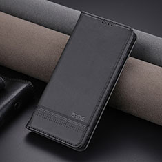 Huawei P60用手帳型 レザーケース スタンド カバー YZ2 ファーウェイ ブラック