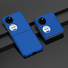 Huawei P60 Pocket用ハードケース プラスチック 質感もマット 前面と背面 360度 フルカバー BH2 ファーウェイ ネイビー