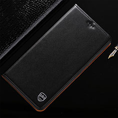 Huawei P60 Pro用手帳型 レザーケース スタンド カバー H21P ファーウェイ ブラック